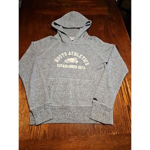 Roots Hoodie Sweatshirt‎ Womens Medium Gray Pullover Sweatshirt Canada (A750)